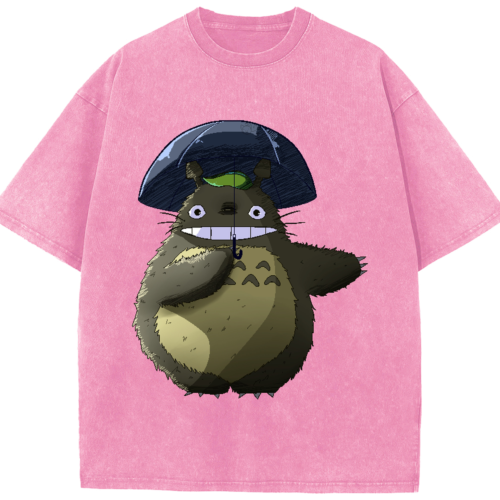 （画像用） となりのトトロ 草壁メイ 草壁サツキ My Neighbor Totoro Satsuki Kusakabe Mei Kusakabe 綿100% ヴィンテージ風 半袖Tシャツ（フロントプリント）